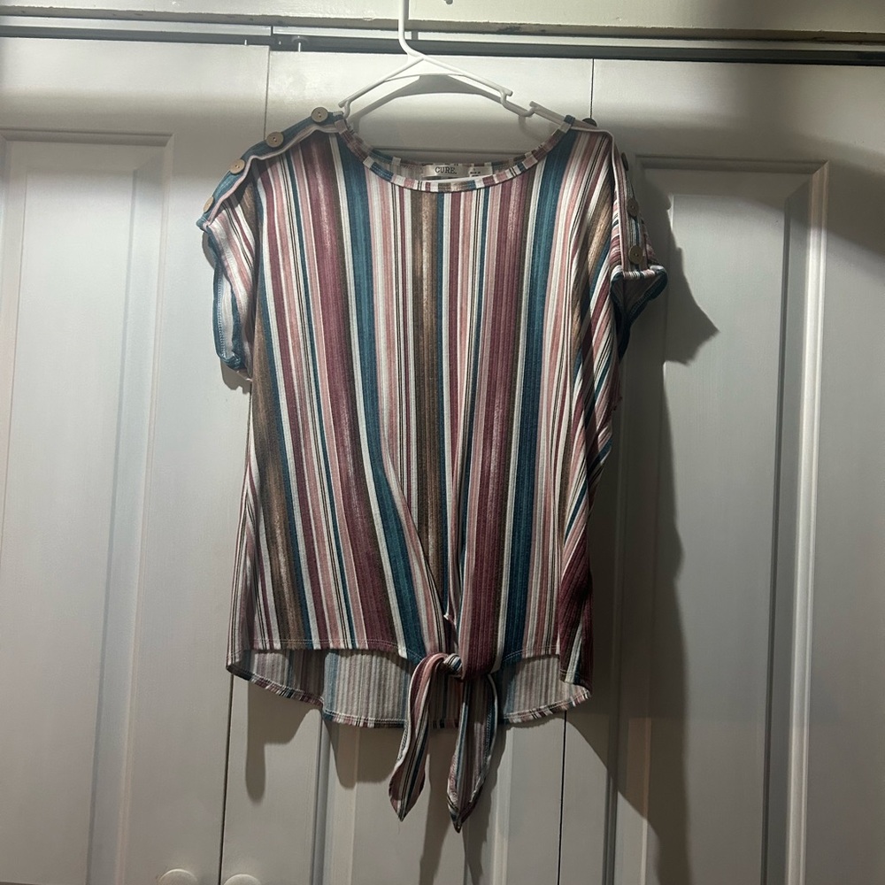 Striped Multicolor Women's Top